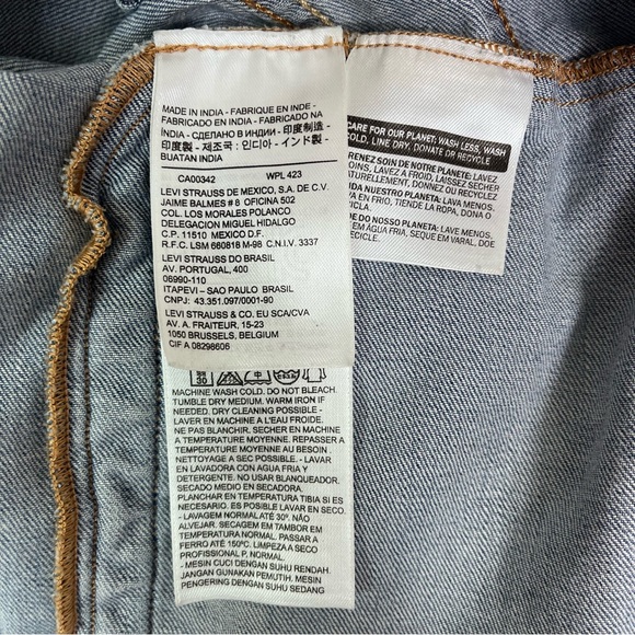 Levi’s denim women’s jacket size:M - Picture 10 of 13